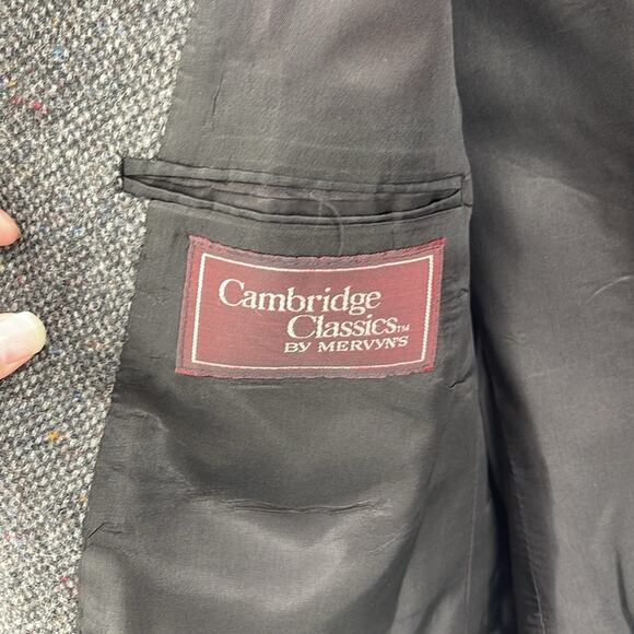 Vintage Cambridge Classic 100% wool tweed two button single vent sport coat 44R - Picture 5 of 7